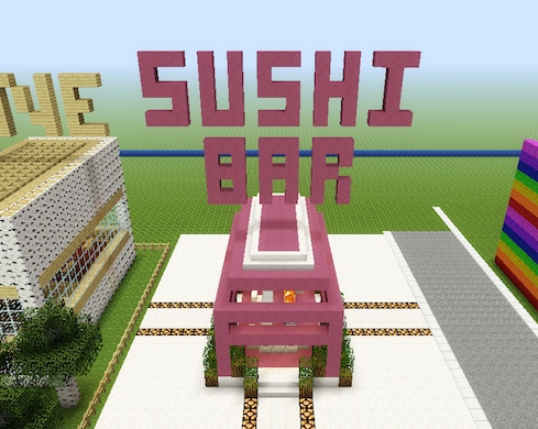 Minecraft Sushi Bar