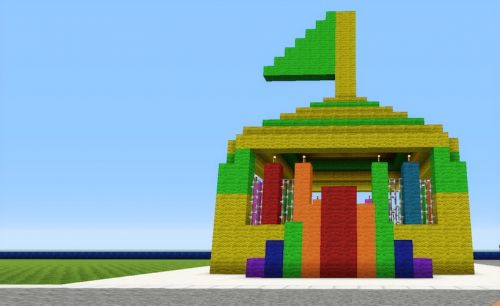 Minecraft bouncy Castle