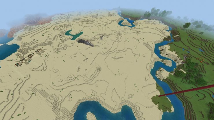 Minecraft Desert Seeds - Desert Map