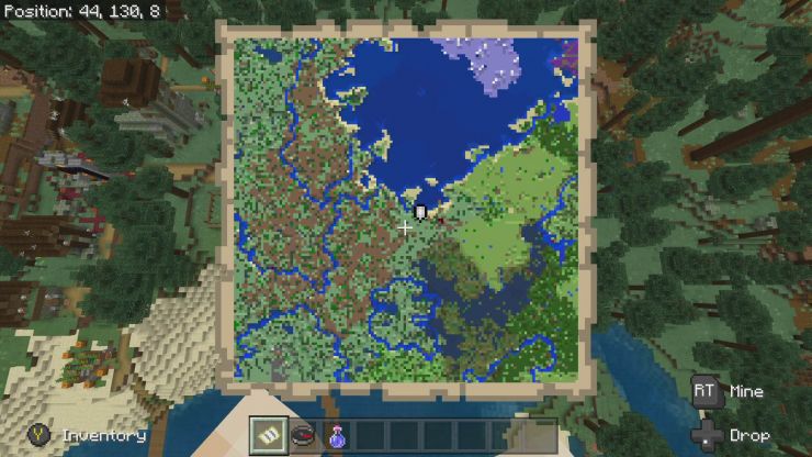 Seed 3, giant tree taiga map