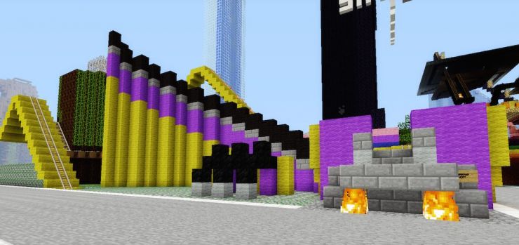 Minecraft Dragons Nest Rollercoaster