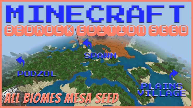 All Biomes Mesa Seed Jan 2020