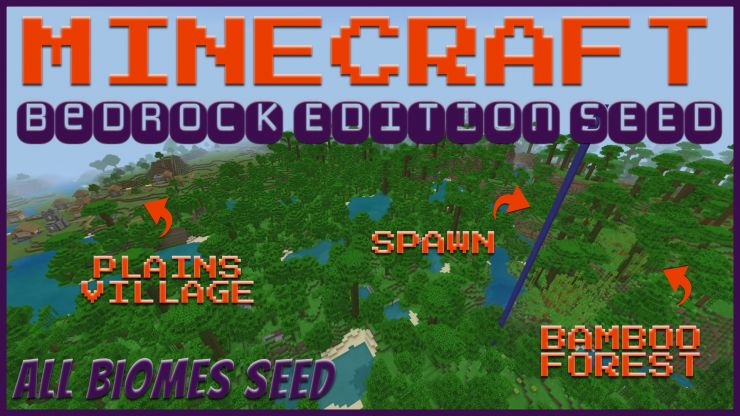 Minecraft Bedrock All Biomes Jungle Seed Nov 2019