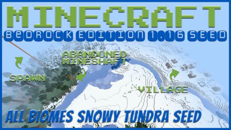 Minecraft Bedrock Snowy Seed DEC 2020