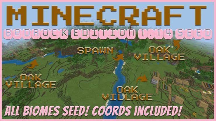 Minecraft Bedrock Village Seed APR 2020