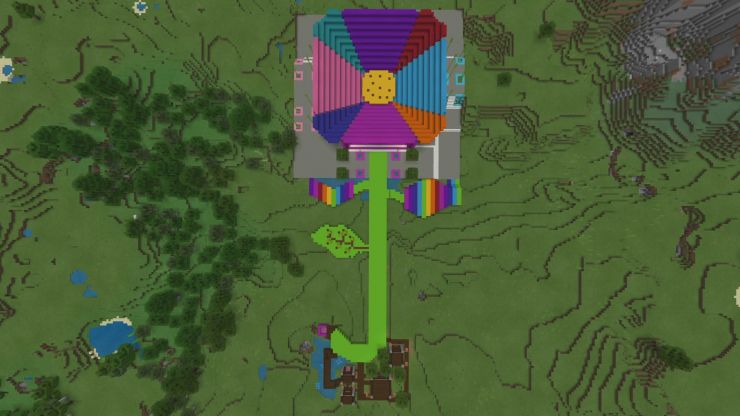 Minecraft Flower Power Building