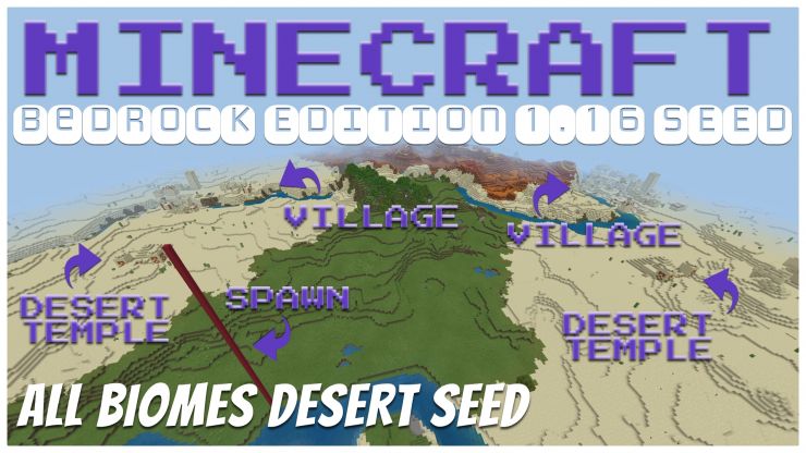 Minecraft Bedrock Desert Seed SEP 2020